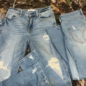 2 pair of jeans